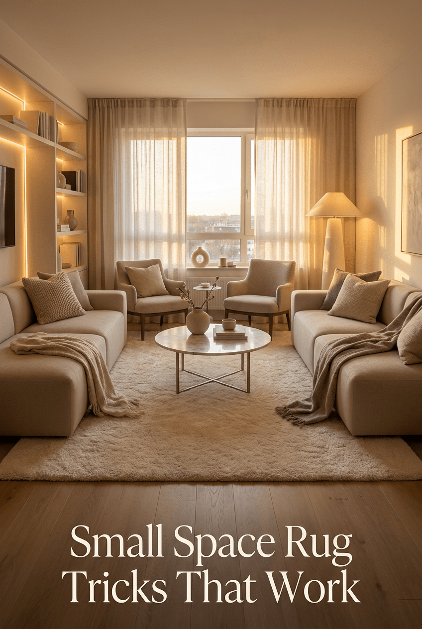 Tinx Living Room Rug 9 Living Room Rug Ideas That Instantly Anchor a Small Space Beautifully ...