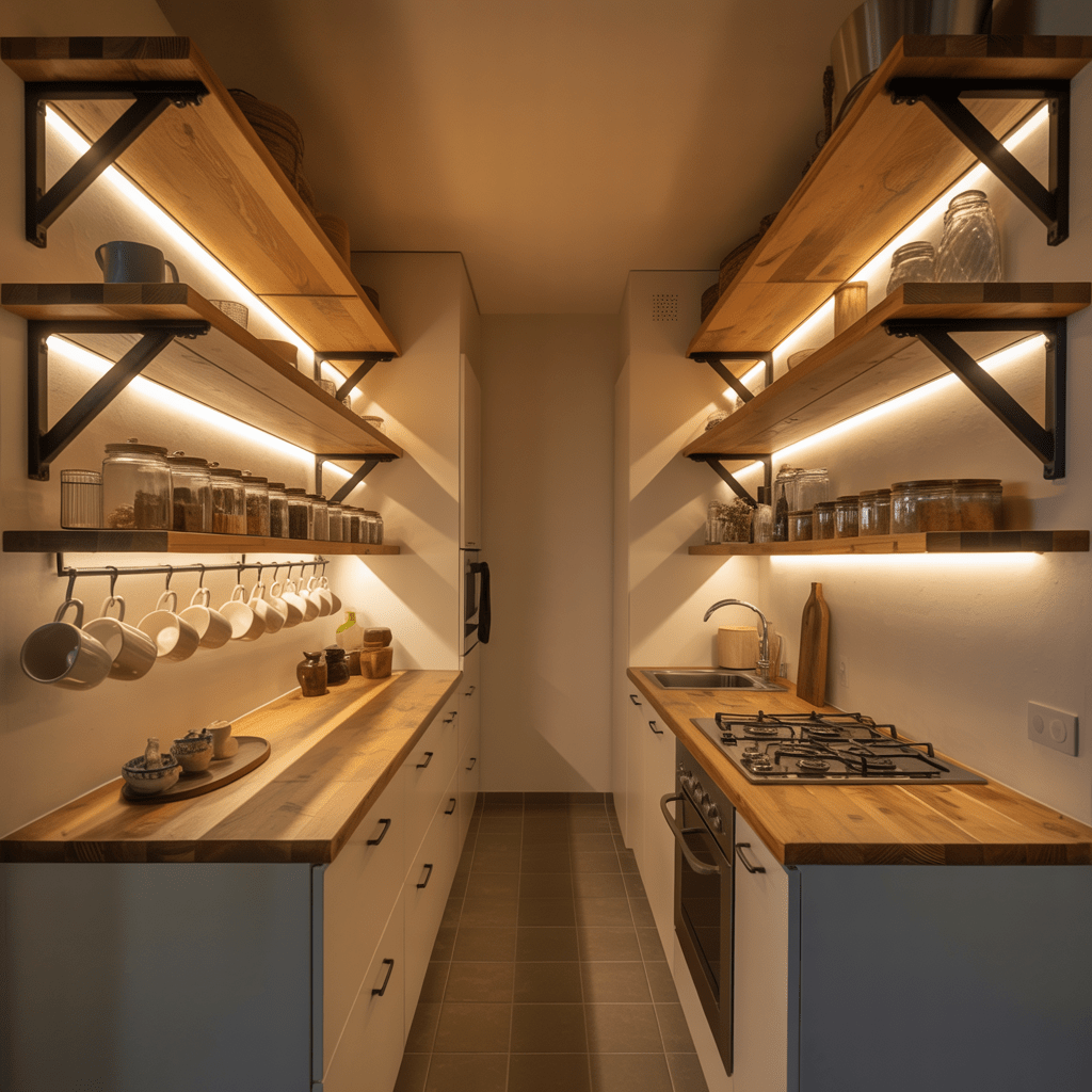 6 Kitchen Open Shelving Ideas That Make Small Kitchens Look Bigger ...